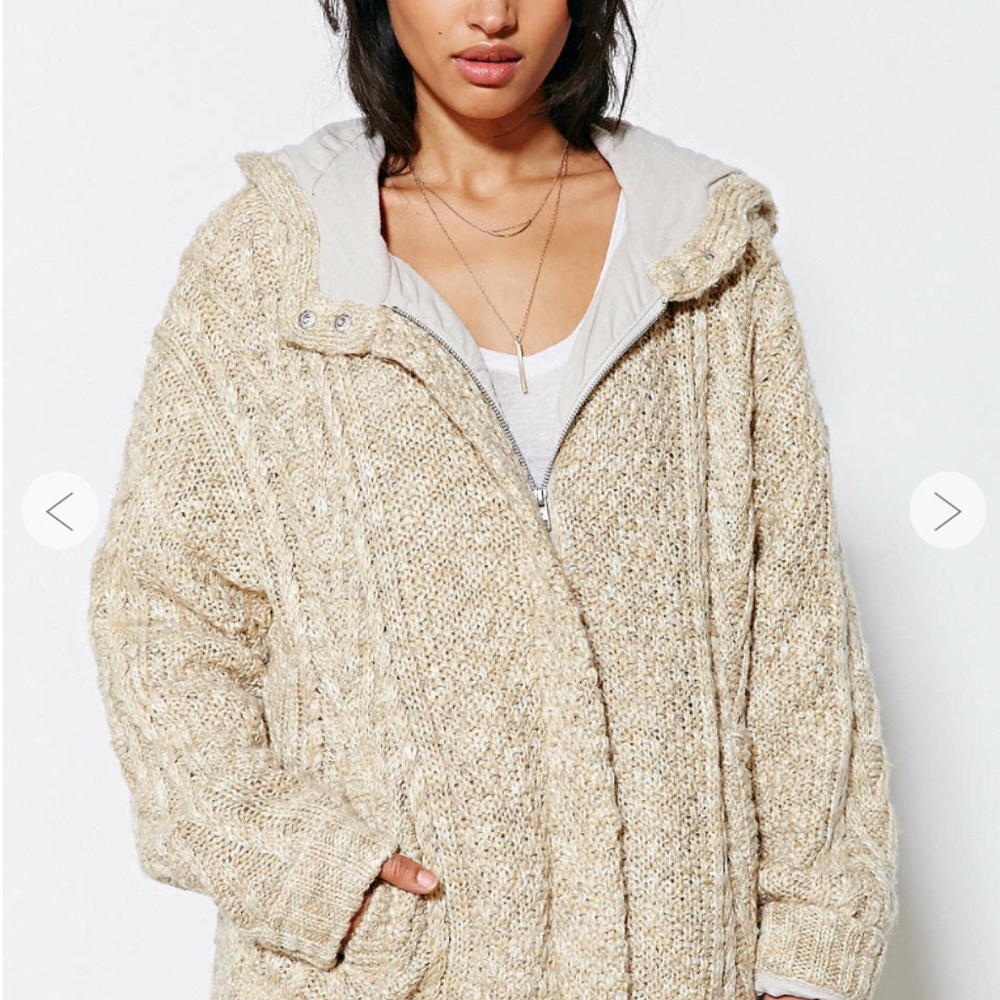 Urban Outfitters Oversized Knit Cardigan Coat